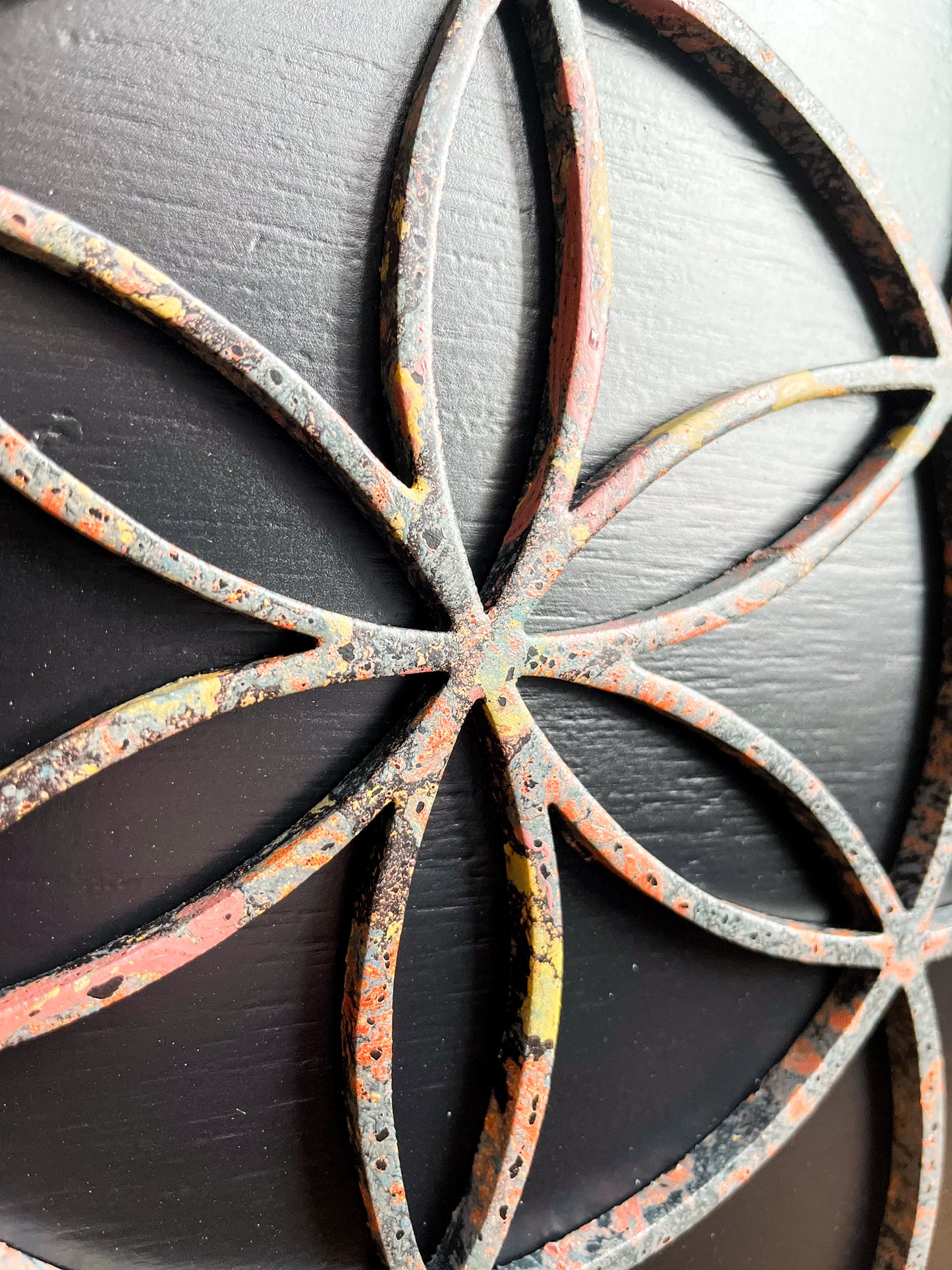Seed of Life | Handmade Wood Art | 16" x 16"