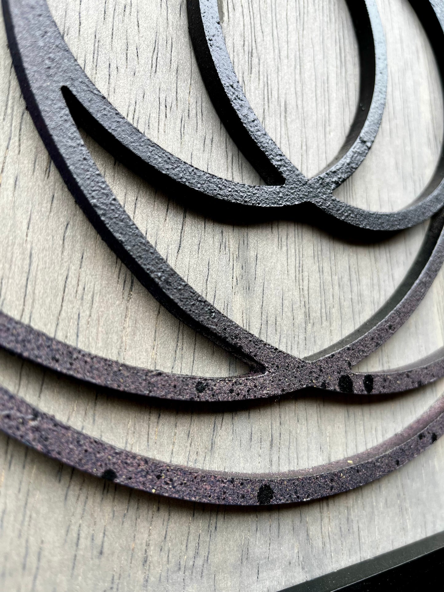 Vesica Piscis | Handmade Wood Art | 14" x 13"