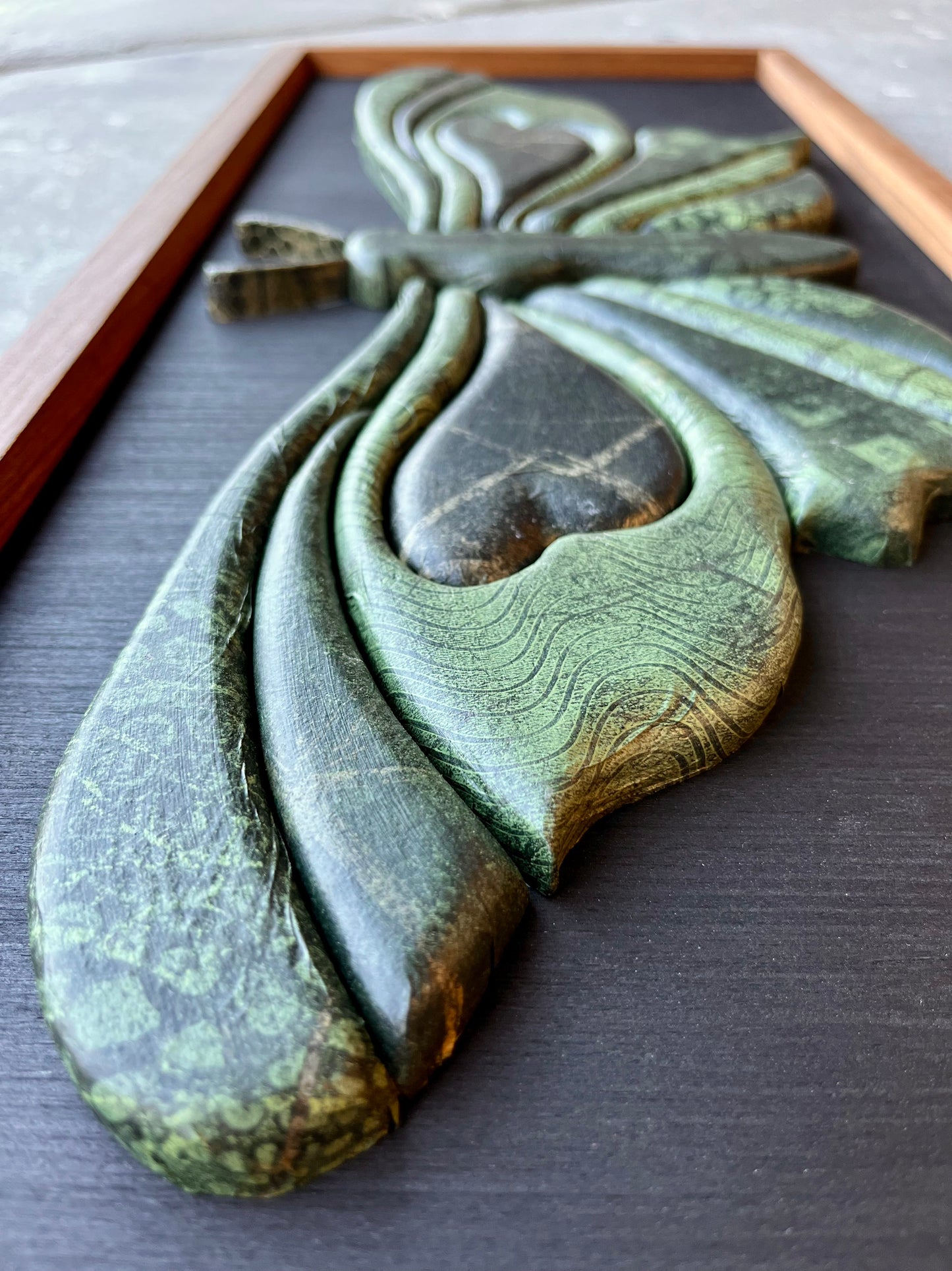 Paper Wings | Handmade Wood Art | 25" x 11"