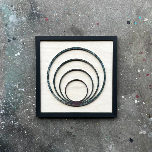 Balance | Handmade Wood Art | 14" x 14"