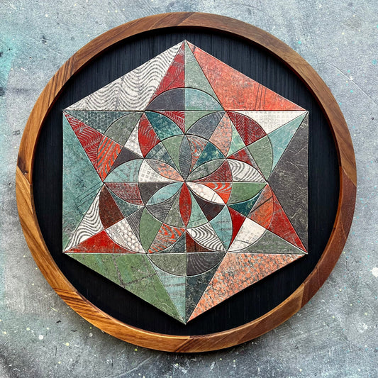 Quilted Kaleidoscope | Handmade Wood Art