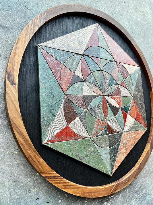 Quilted Kaleidoscope | Handmade Wood Art