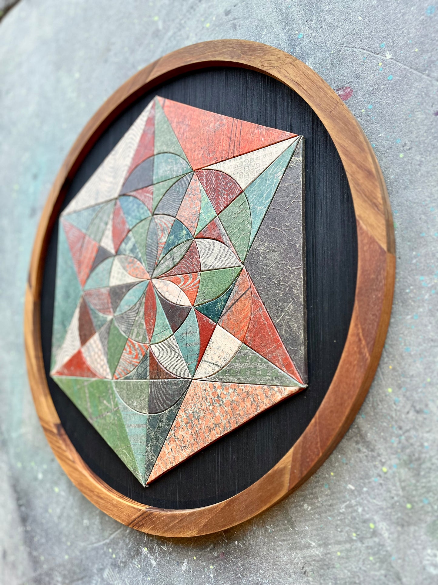 Quilted Kaleidoscope | Handmade Wood Art