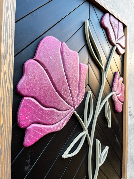 Pretty in Pink | Handmade Wood Art