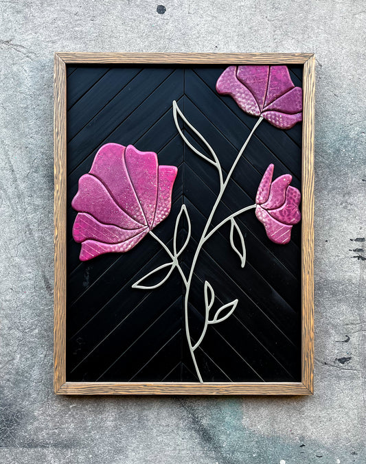 Pretty in Pink | Handmade Wood Art